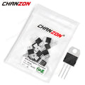 10pcs TIP122 TO-220 NPN Darlington Power Transistor Bipolar Junction BJT Powerful Triode Tube Fets 5A 100V Integrated Circuits