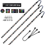 12V 4 Pin RGB Gaming PC Led Strip Light 5050 RGB Tape For Aura Sync MSI Mystic Light Motherboard Control Computer Case Backlight