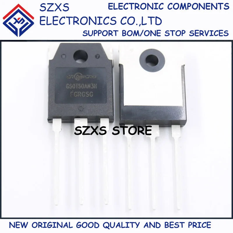 New Original 10Pcs G60T60AN3H CRG60T60AN3H TO-3P 60A 600V IGBT Transistor In Stock Electronic Components Good Quality