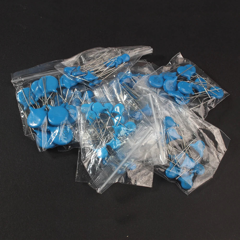100PCS Y1 Safety Capacitor 250VAC 400VAC 102M 103M 471M 222M 472M 470PF 1NF 2.2NF 4.7NF 10NF Electronic Capacitor Set
