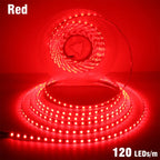 5mm 8mm LED Strip 2835 DC24V 12V 120LEDs/m Home Lamp Strips Red Ice Blue Yellow Orange Pink Flexible And Cuttable Soft Lamp Bar