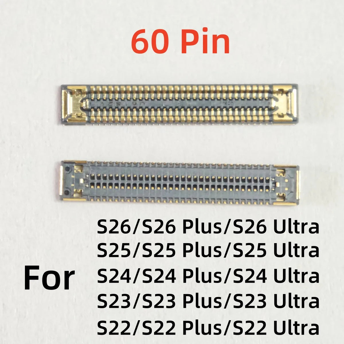 10pcs LCD Display Screen Flex FPC Connector For Samsung S22 S24 S25 S26 Plus S23 Ultra S21 S20 FE S10 Lite On Board Motherboard