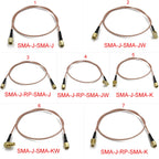 RG316 SMA to SMA / RP-SMA RF Coaxial Cable Male Plug Female Jack Connector Jumper Pigtail Antenna Extension Wire WiFi FPV Radio