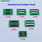 1Pcs FPC FFC Flexible Flat Cable Extension Connection Board 0.3 MM PCB Pitch 21 25 31 39 45 51 PIN Connector FPC Adapter