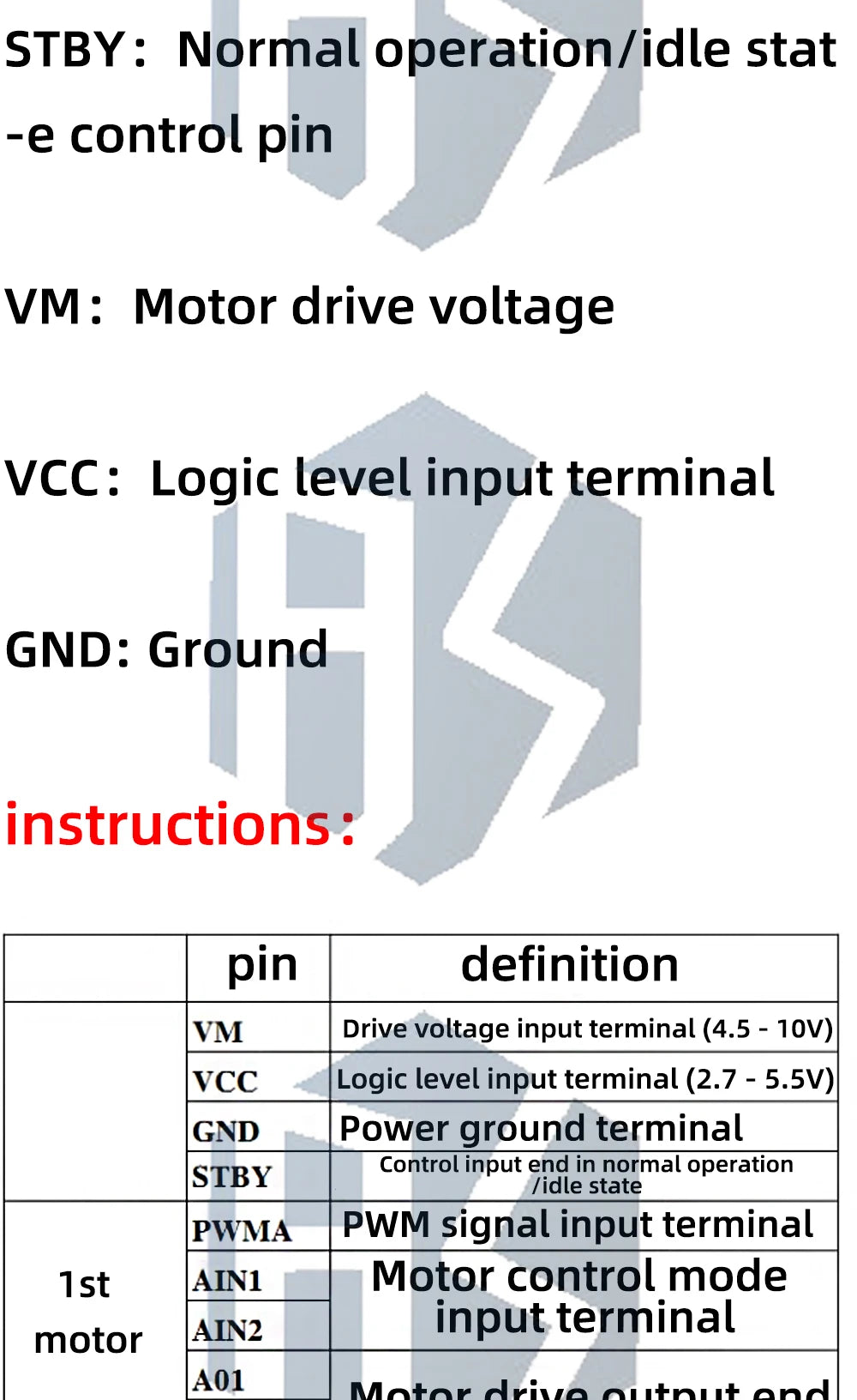 TB6612FNG Dual Motor Driver - 1A Motor Control Module for Arduino Microcontroller, Superior to L298N