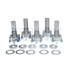 5PCS 15mm / 20mm code switch/ EC11/ digital potentiometer with switch Half / Plum axis rotary encoder, handle length