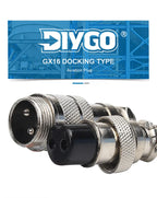 GX16 2/3/4/5/6/7/8/9/10 Pins Aviation Plug Aviator Socket Butt Joint Male&Female Docking Connectors