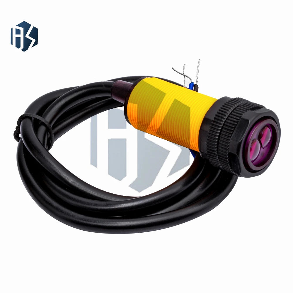 E18-D80NK Infrared Obstacle Avoidance Reflective Photoelectric Sensor with Adjustable 3-80cm Detection Range for Smart Car Robot