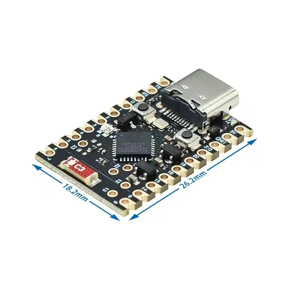 ESP32 C6 SuperMini Development Board Microcontroller Programming Learning Core Board for IoT Smart Home Project