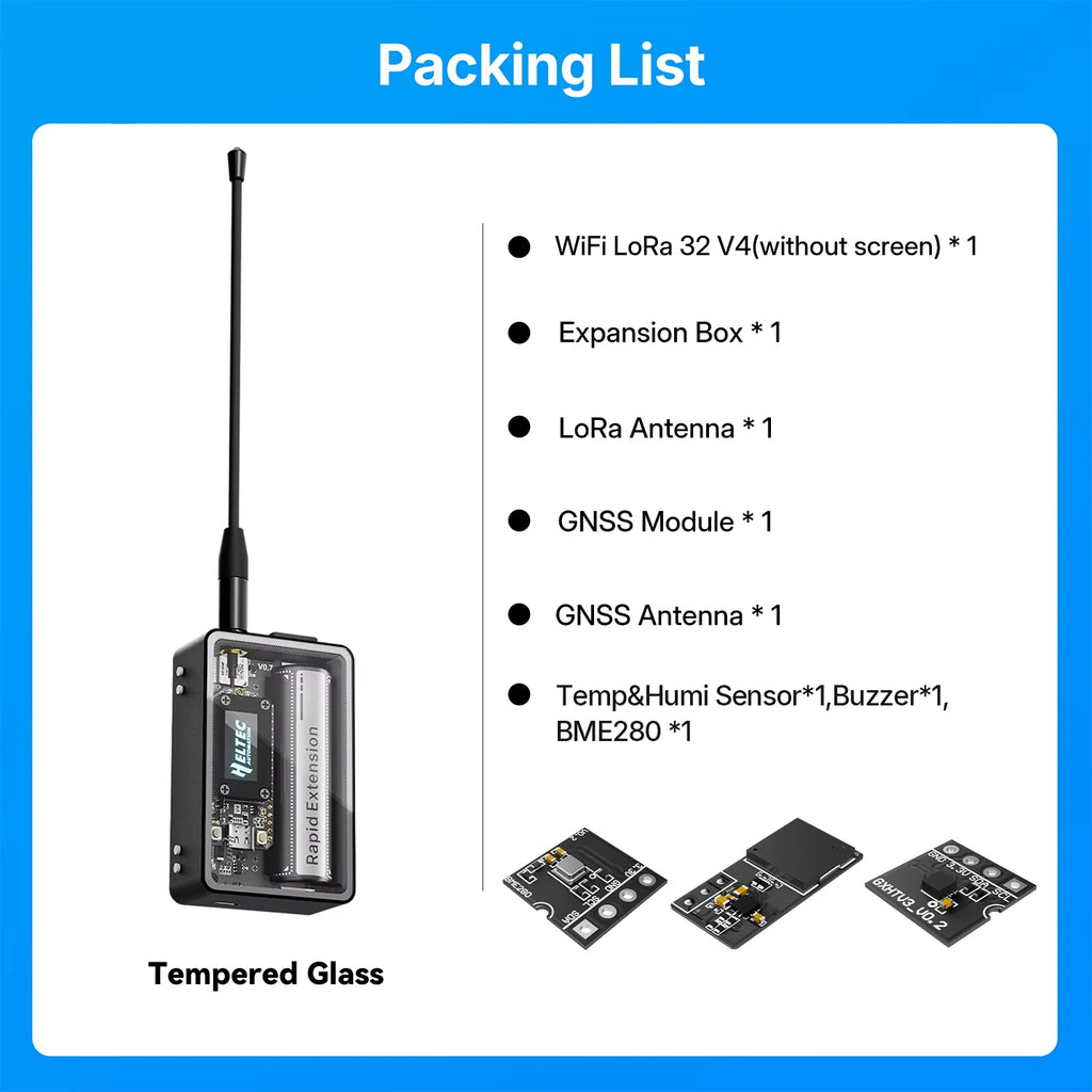 Heltec WiFi LoRa 32 Expansion Kit Heltec V4 ESP32S3 SX1262 928MHz GPS Module Tempered Glass/Touch Screen For Meshtastic LoRaWAN