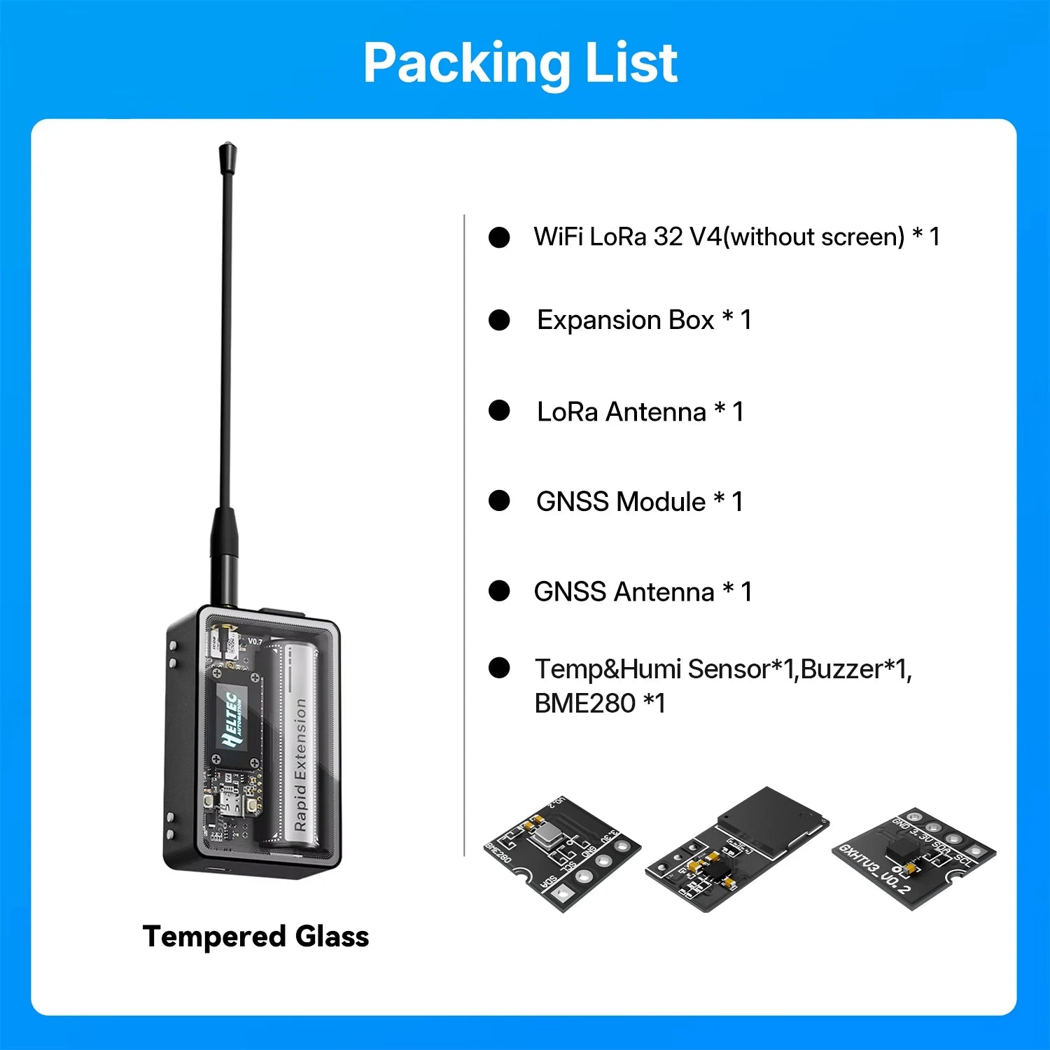 Heltec WiFi LoRa 32 Expansion Kit Heltec V4 ESP32S3 SX1262 928MHz GPS Module Tempered Glass/Touch Screen For Meshtastic LoRaWAN