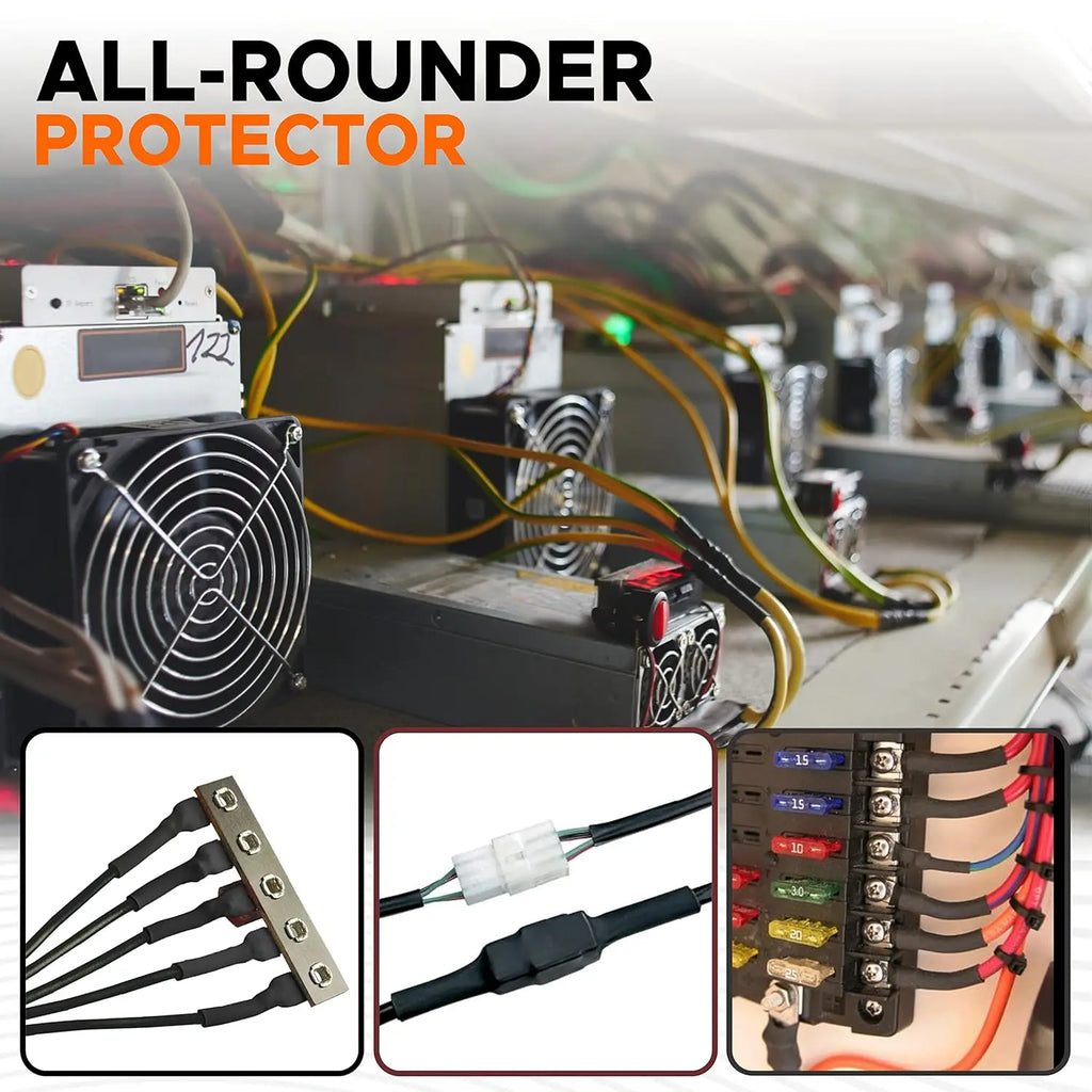 A Roll White Heat Shrink Tubing 3:1 Ratio Shrink Tube Industrial, Φ1.6mm-30mm Dual Wall Adhesive Lined Wire Shrink Wrap Tube