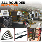 A Roll White Heat Shrink Tubing 3:1 Ratio Shrink Tube Industrial, Φ1.6mm-30mm Dual Wall Adhesive Lined Wire Shrink Wrap Tube