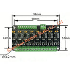 8 Channel MOSFET Module Microcontroller PLC Amplification Field-effect Drive Tube Optocoupler Isolation PWM Control Light Switch
