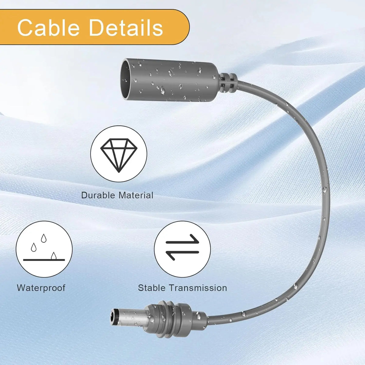 For Starlink Mini Type C to DC Female Adapter 20CM Waterproof Power Converter Adapter for Starlink Mini Original Cable