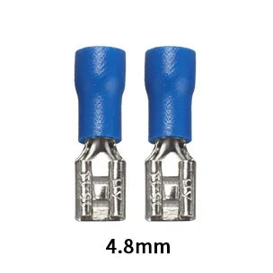 100/50/10Pcs 2.8mm 4.8mm 6.3mm Insulated Seal Spade Wire Connector Female Crimping Terminals Electrical Crimp Terminal Splices