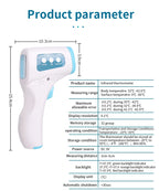 Multifunction Thermometer Three-color Backlit Display Forehead Thermometer Digital Display Infrared Alarm Human Body Thermometer