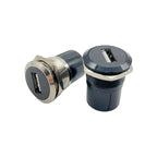 1PCS 22mmc Metal Round D-type Module B-USB USB-B B-A Printing Adapter Cabinet Fast