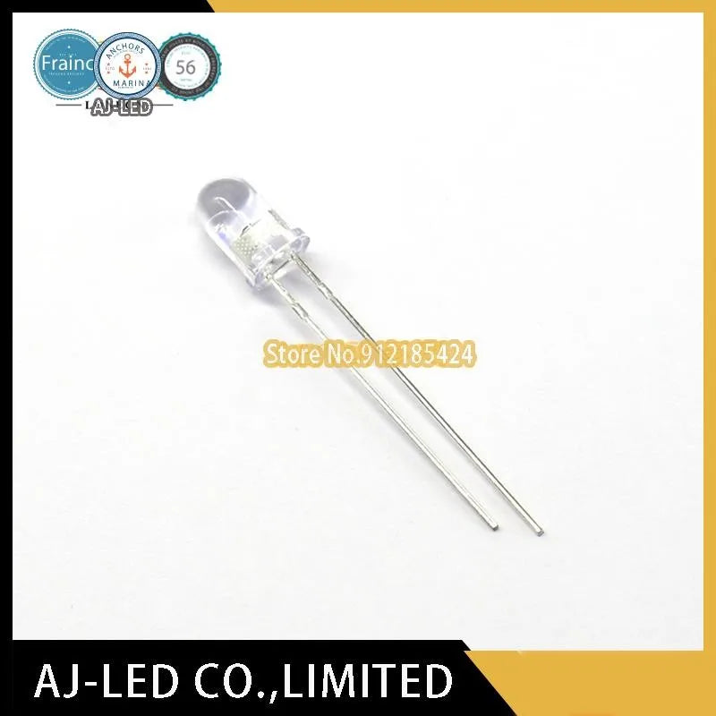 100pcs/lot PT334-6C infrared receiving photodiode phototransistor F5 wavelength 940nm billion light 5mm