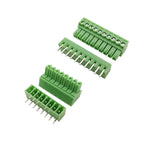 5Pair 15EDG 3.5 mm KF2EDG 3.5mm PCB Screw Terminal Block Connector Right Angle / Straight Needle Plug Pin Header Socket 2-12 Pin