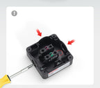 IP65 Waterproof ENMG Emergency Stop Button Switch Mushroom Head Self-Locking/Resetting 1NO Foot/Hand Control for Industrial Safe
