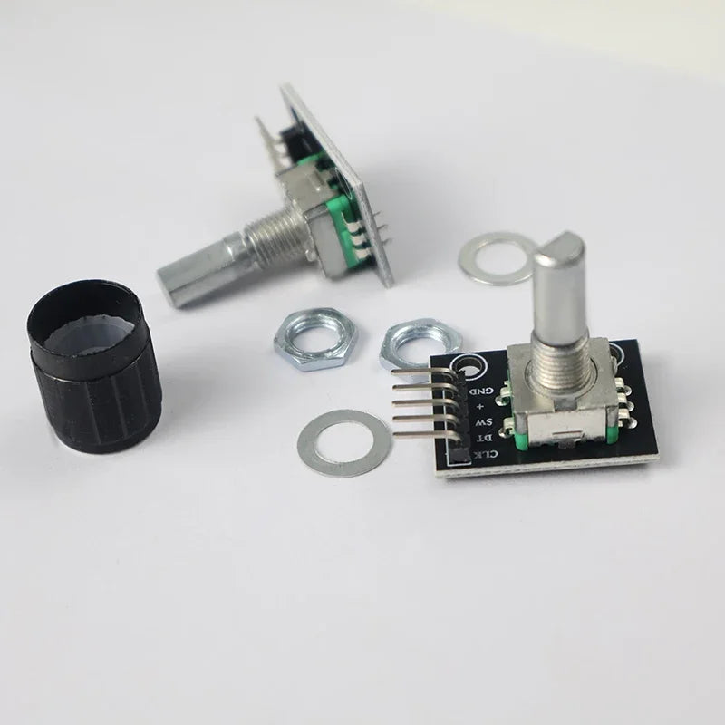 KY-040 Rotary Encoder Module with Push Button 20 Pulse/Revolution 5V for Arduino Menu Control Volume Motor Position