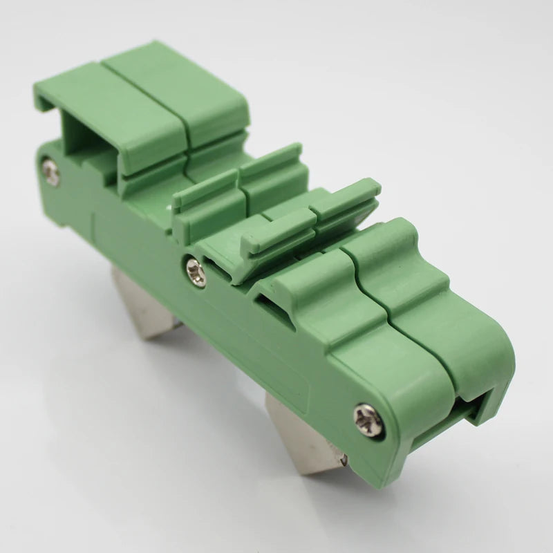 Din Rail Mounting RJ45 Female To Female Splitter Board RJ45 45 Degree Breakout Board