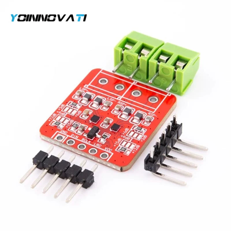 1PCS MAX98357A Stereo D Class Audio Amplifier Board PCM Input I2S Digital Audio Module with 8 Channel TDM Interface