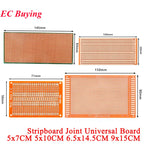 10Pcs/1pc 5x7CM 5x10CM 6.5x14.5CM 9x15CM Prototype Board Single Sided PCB Protoboard Universal  Experiment Matrix Circuit Board