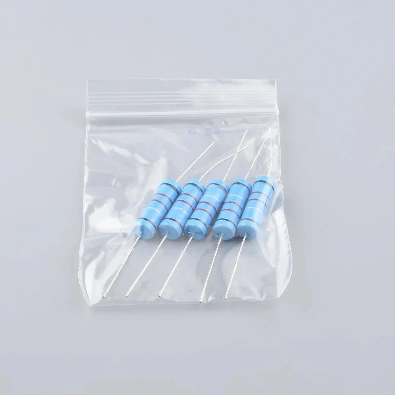 1% Resistor Set Resistance 2W Metal Film Resistors Kit 10Ohm ~1M Ohm 30Values Electronic Components Kit
