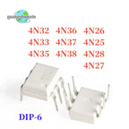10PCS 4N38 4N37 4N36 4N35 4N33 4N32 4N27 4N28 4N25 4N26 DIP-6 IC Optocoupler