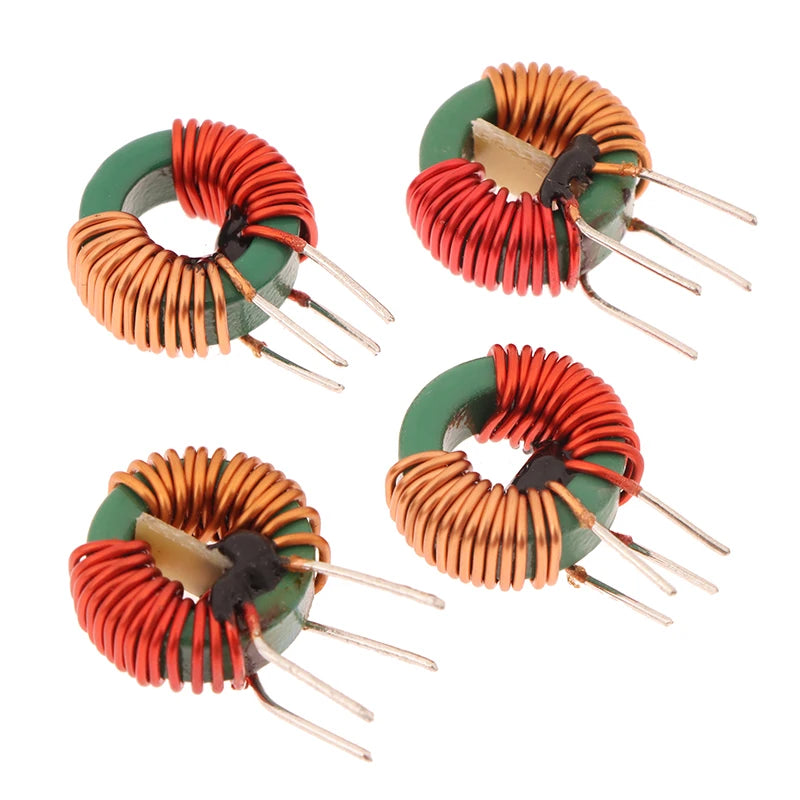 5 Pcs Toroidal Common Mode Inductor 2mH - 14x9x5mm Ferrite Core, 0.7mm Single-Layer Winding,High Current 5A Choke