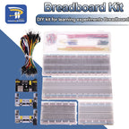 3.3V/5V MB-102 Breadboard power module+ 400 830 points Solderless Prototype Bread board kit +65 Flexible jumper wire