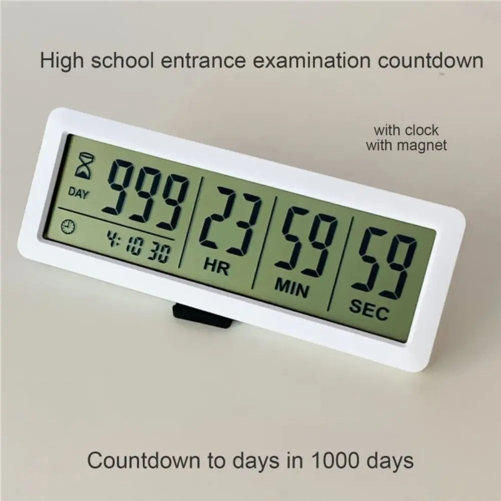 999 Days Digital Countdown Timer Reusable Digital Display Countdown Clock Time Management Electronic Count Down Clock Home Use