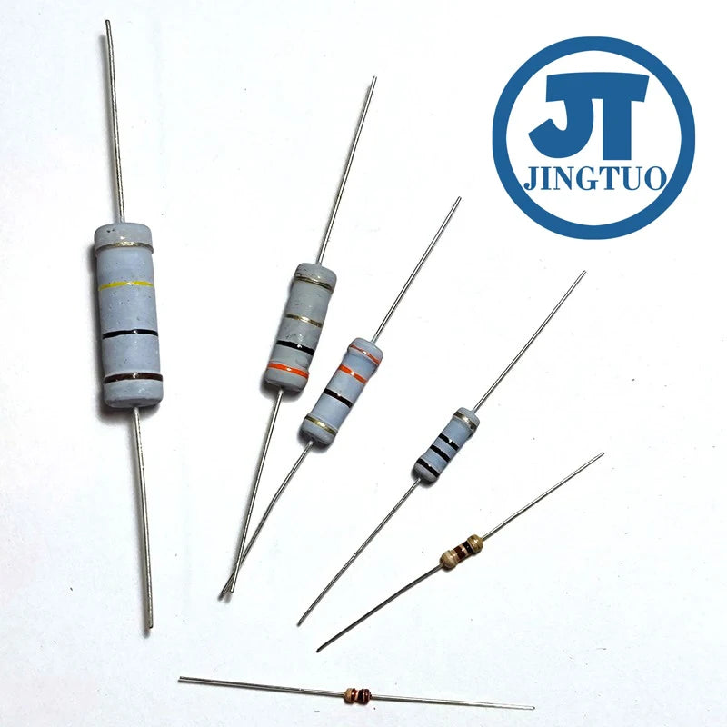 Metal Oxide Film Resistor 1Watt Carbon Film 1W 1.8R 2.4E 1K 2.2K 220K 100R 270 330 360 390 470 510 680 750 820 910K 1R-1M Ohm