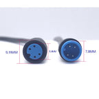 M8 2 3 4 5 6 Pin DC Electric Bicycle Butt Joint Plug waterproof female male Connector Wiring Scooter Brake Cable Signal 20CM
