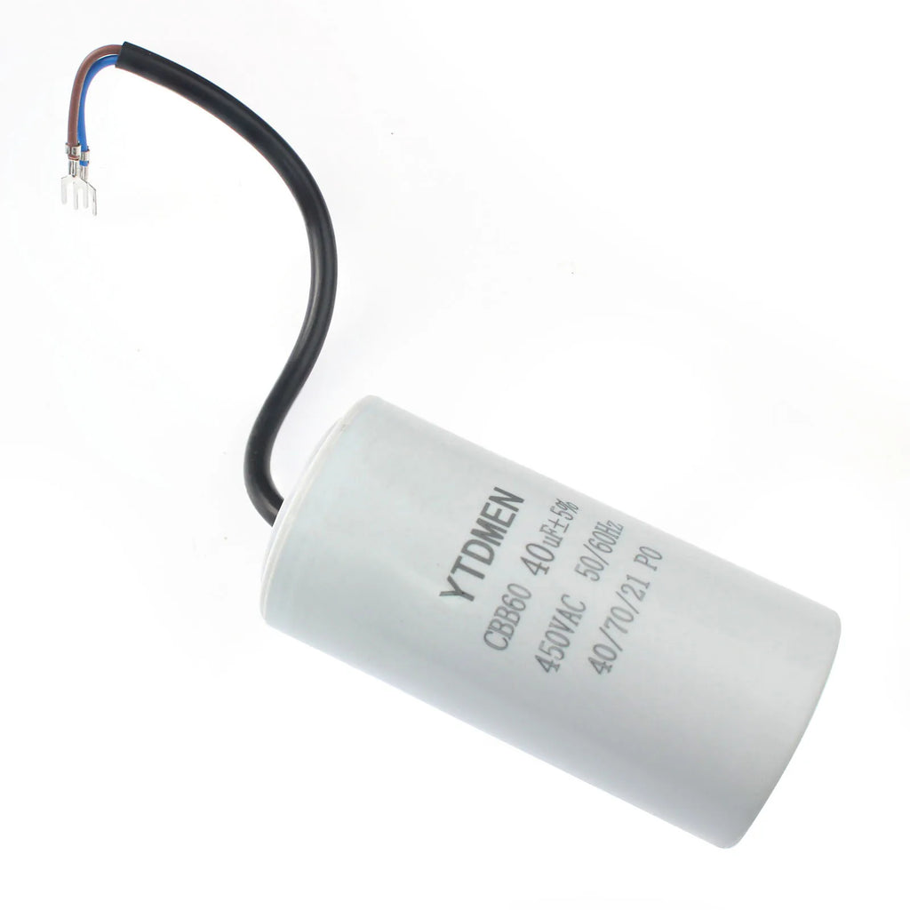 2PCS CBB60 Motor Run Capacitors 450VAC Starting Capacitor 5% 3UF 4UF 5UF 6UF 8UF 10UF 12UF 15UF 18UF 20U for Washing Machine