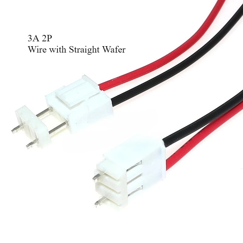 10Sets 3P VH3.96mm 3A2P A3963 Open Barrel Hollow Crimp Boot-up Power-on Switch Terminal Wire Harness for Mainboard Connection