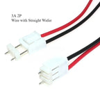 10Sets 3P VH3.96mm 3A2P A3963 Open Barrel Hollow Crimp Boot-up Power-on Switch Terminal Wire Harness for Mainboard Connection