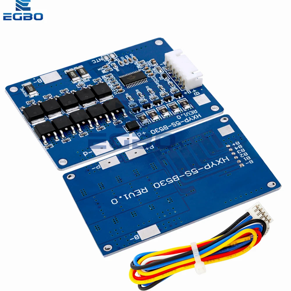1~5PCS 5S 18V 21V 30A 45A BMS Lithium Battery Charging Protection Board NTC ,Balancing Function, and Temperature Protection