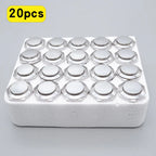 20pcs 16/19/22mm Momentary Reset Metal Push Button Waterproof Switch Screw Terminal Doorbell PC Power Switch Flat High Head 1NO