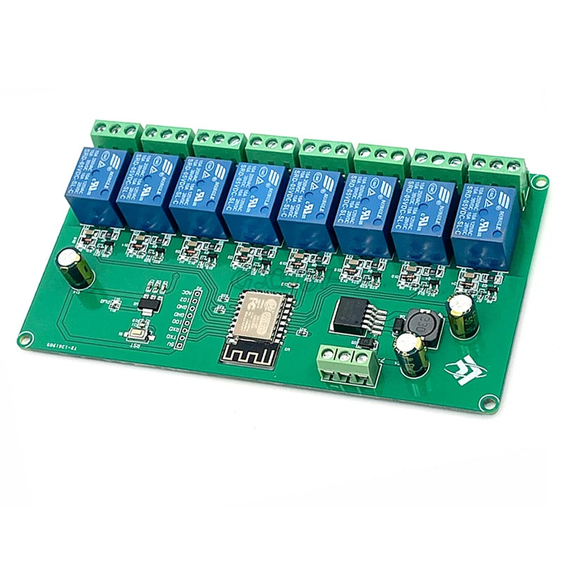 ESP8266 / ESP32 WIFI 8 Channel Relay Development Board ESP-12F / ESP32 DC5V/7-28V