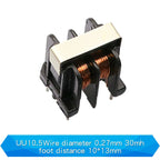 1PCS Common Mode Inductor Filter UU uf 9.8 10.5 10MH 5MH 20MH 30MH For Filter Inductance Pitch 7*8mm Copper Wire