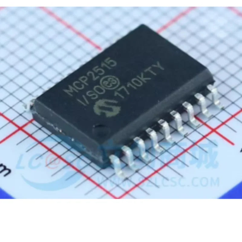 10PCS MCP2515-I/SO SMD SOP18 CAN Bus Controller Chip SPI Communication Match TJA1050 MCP2551 DIY CAN Module Electronic