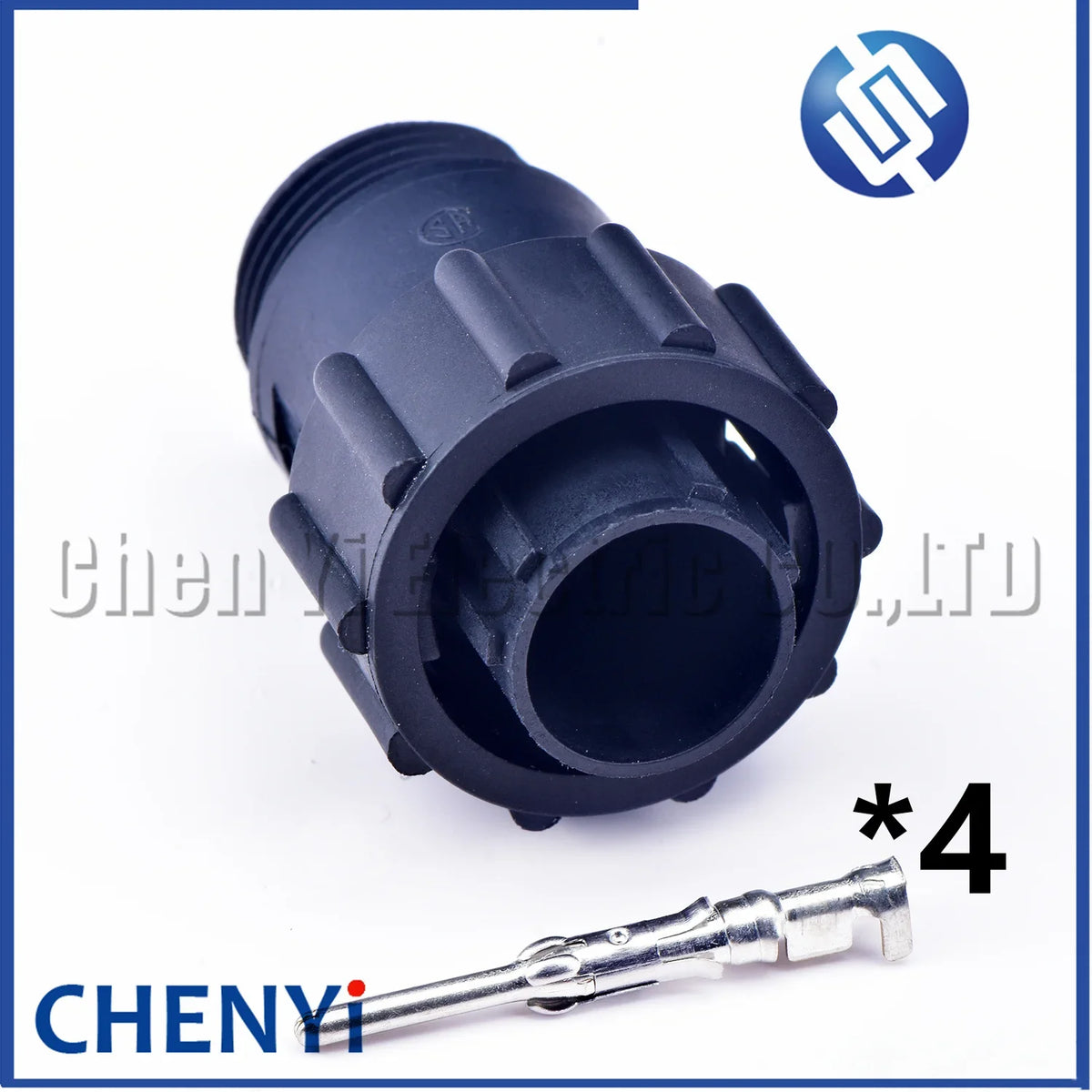 4 Pin auto sensor plug Aviation Wiring Black Circular Connector Plug 182921-1 182658-1 206429-1 with Pin For SMT SMEMA