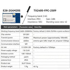 E28-2G4M20S/20SX E28-2G4MBM/MBH/MBL LoRa SX1281 2.4G 20dBm Wireless RF SPI Interface BLE EBYTE E28 Series Communication Module