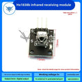 1Set IR Infrared Wireless Transmitter Module Ir Digital 38khz Infrared Receiver Sensor Module with Remote Control for Arduino