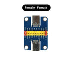 Type-c Male To Female Usb 3.1 Test Pcb Board Adapter Module 2.54mm Type C Connector Socket Data Line Wire Cable Transfer