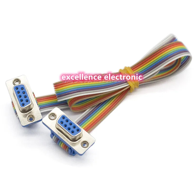 1pcs D-SUB DB9 DB15 DB25 DB37 DIDC 9 15 25 37Pin Male Female Cable D-SUD Serial Port Connector Adapter RS232 COM Extension Cable