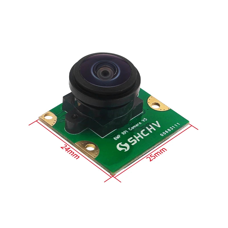 Raspberry Pi 8MP Camera IMX219 Sensor Module 77 130 200Degree Fisheye MINI CSI Interface with 15cm FFC for Raspberry Pi5 PRi Pi5